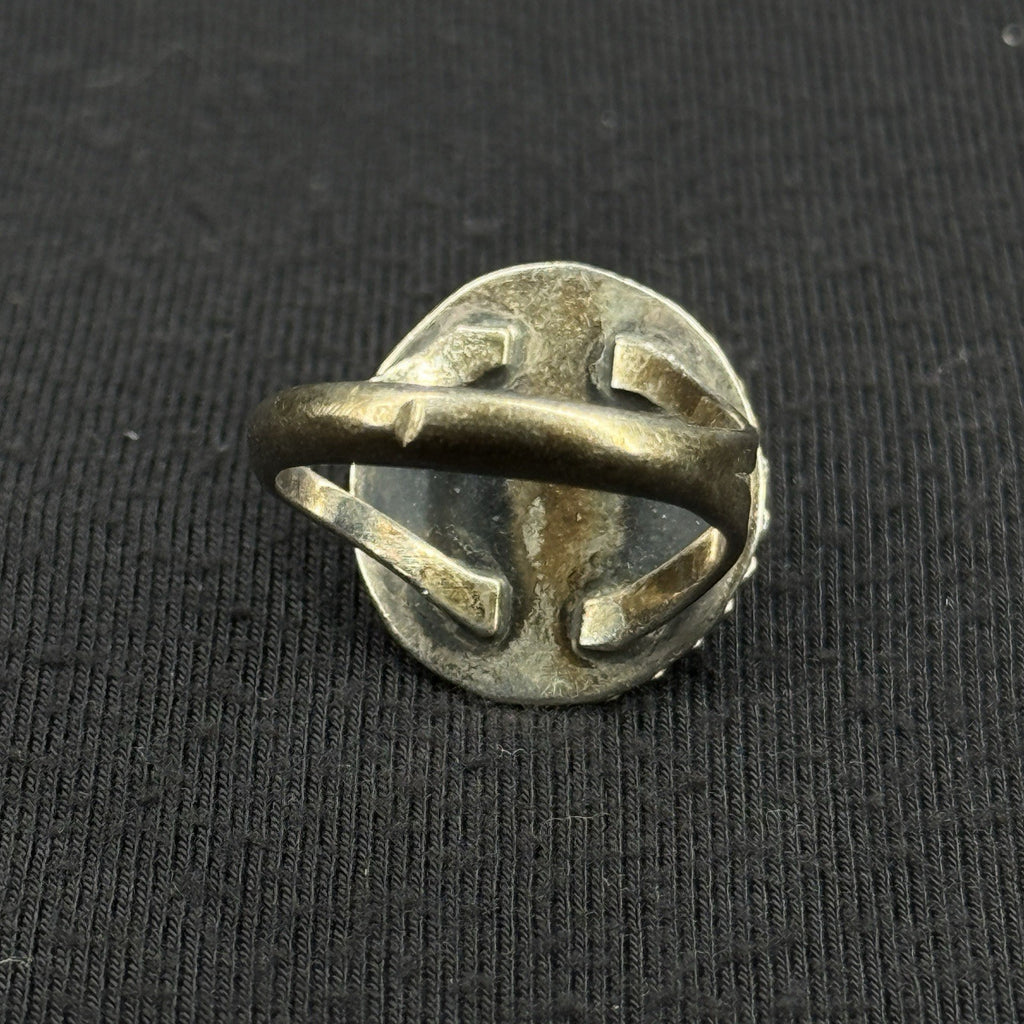 Native Turquoise Sterling Silver Ring Size 6.75 925