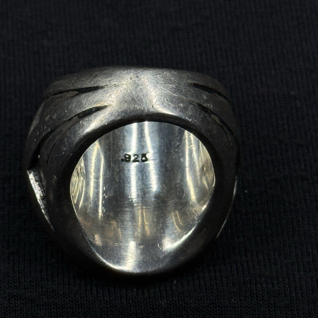 Darren Simonian Sterling Silver Ring Hollywood Vampire Bat Size 5 925 HEAVY 44g