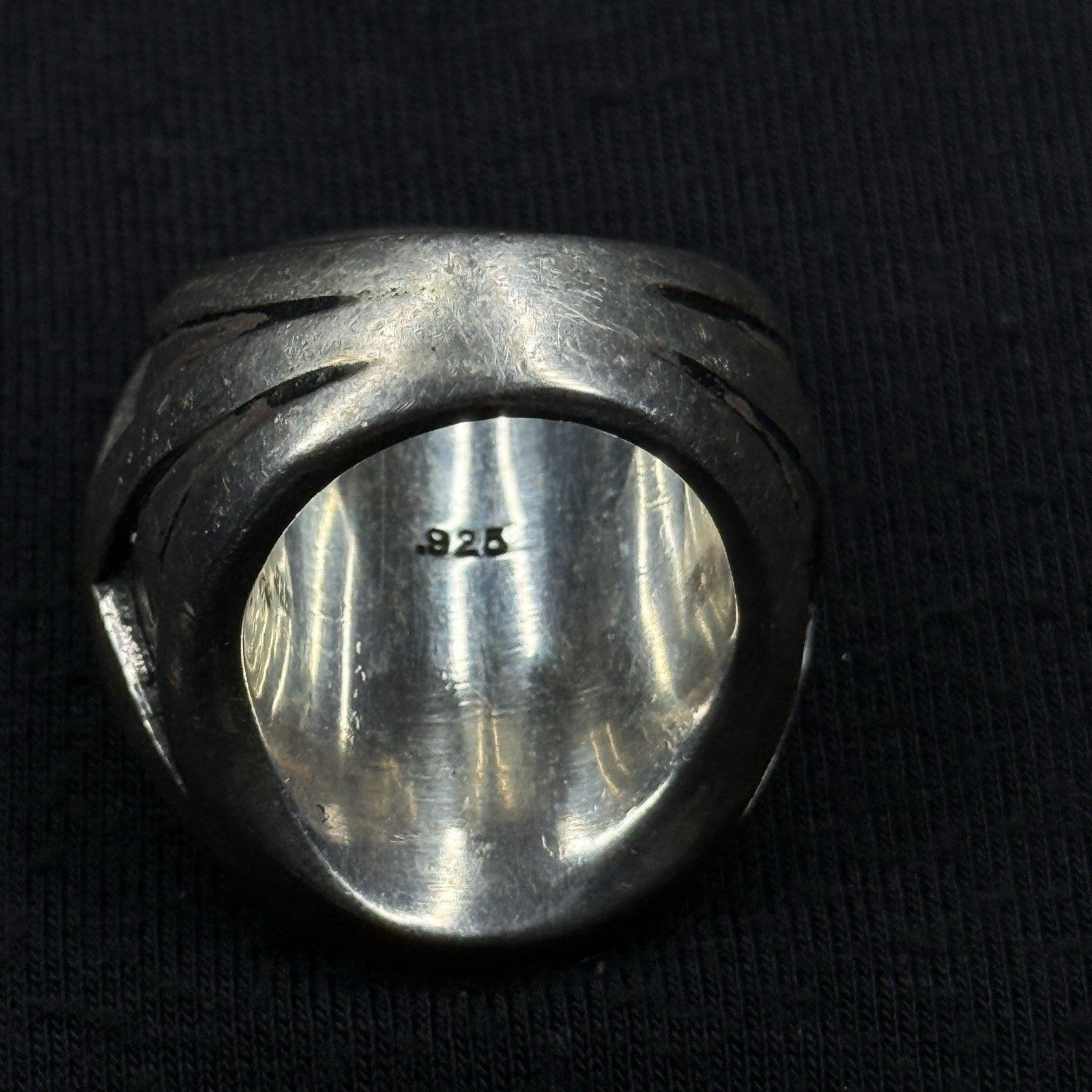 Darren Simonian Sterling Silver Ring Hollywood Vampire Bat Size 5 925 HEAVY 44g