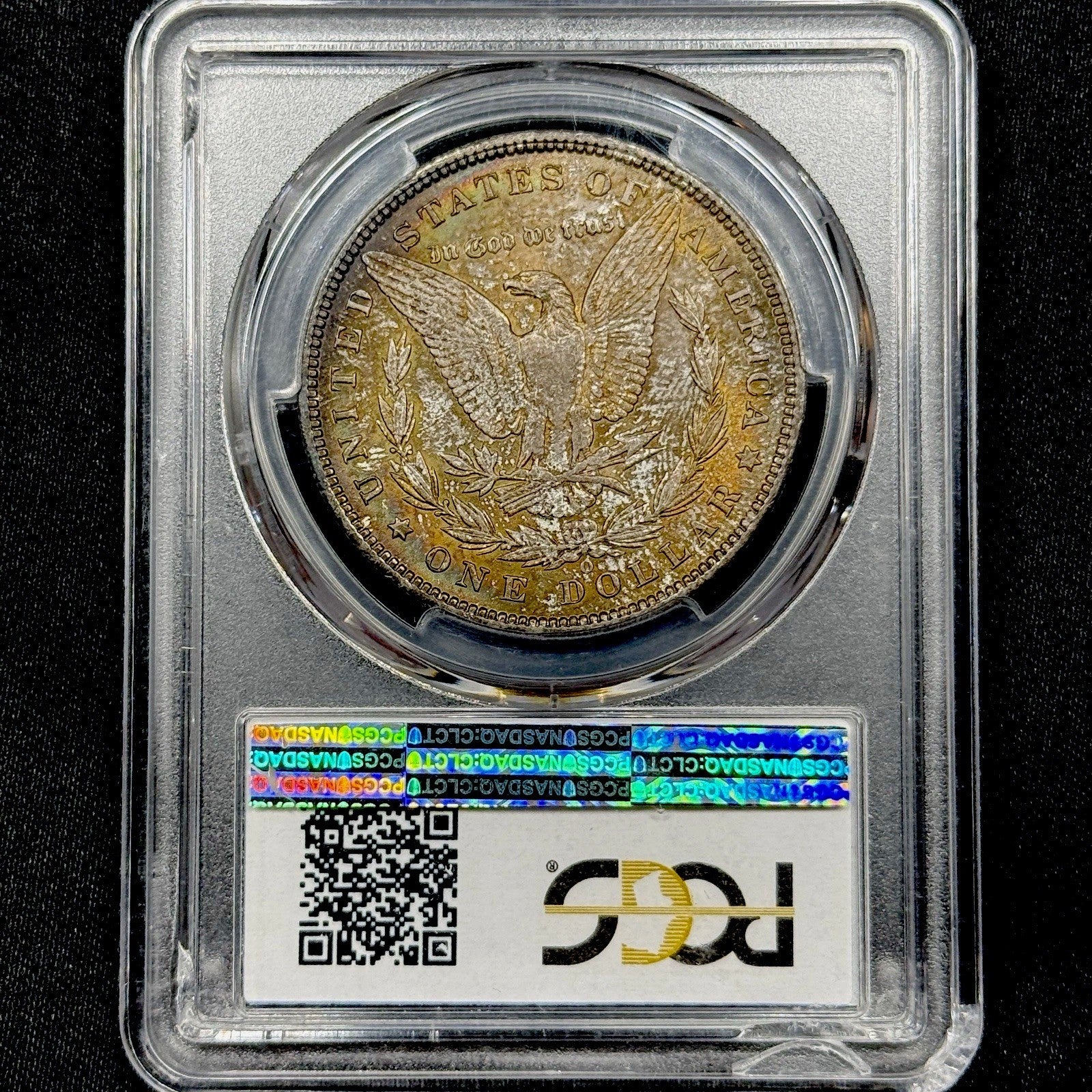1901-O Morgan Silver Dollar PCGS MS64 CAC Monster Toned Choice BU