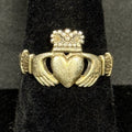 Estate Sterling Silver Ring Claddagh Size 6.75 925 Hallmark