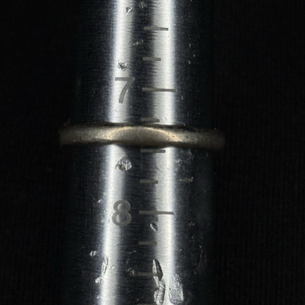 Native Turquoise Sterling Silver Ring Size 7.5 925 M O Orville Manygoat