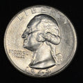 1943 Washington Silver Quarter Brilliant Uncirculated 25c