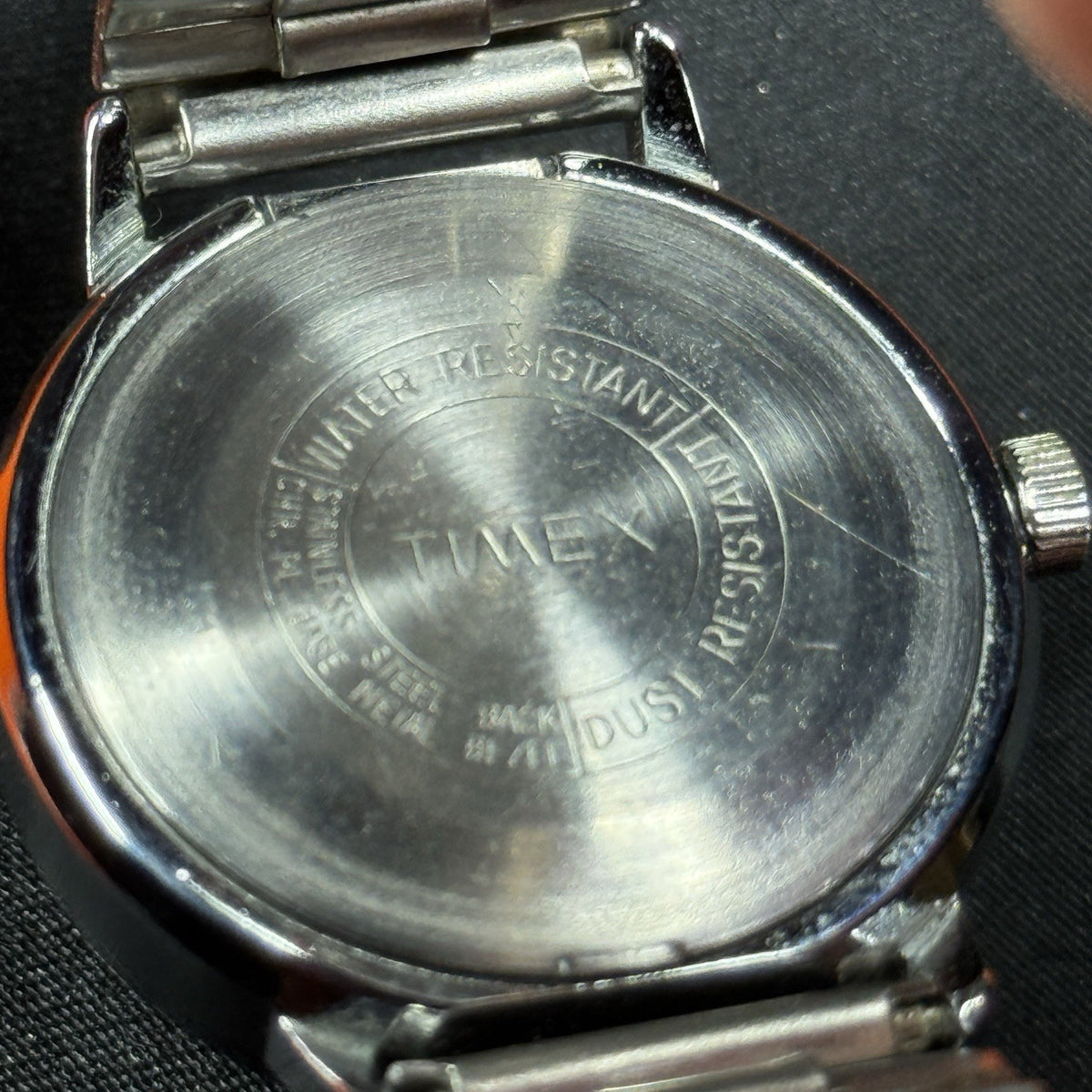 Timex 1973 Marlin Day Date Men’s Watch Manual Wind 34mm Stainless Blue Accents