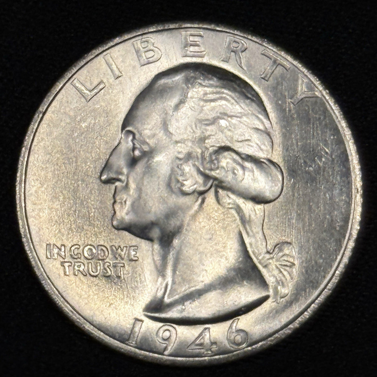 1946-S Washington Silver Quarter Brilliant Uncirculated 25c