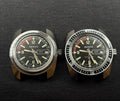Two Vintage Advance Skin Diver Watches ATM KIF New Old Stock