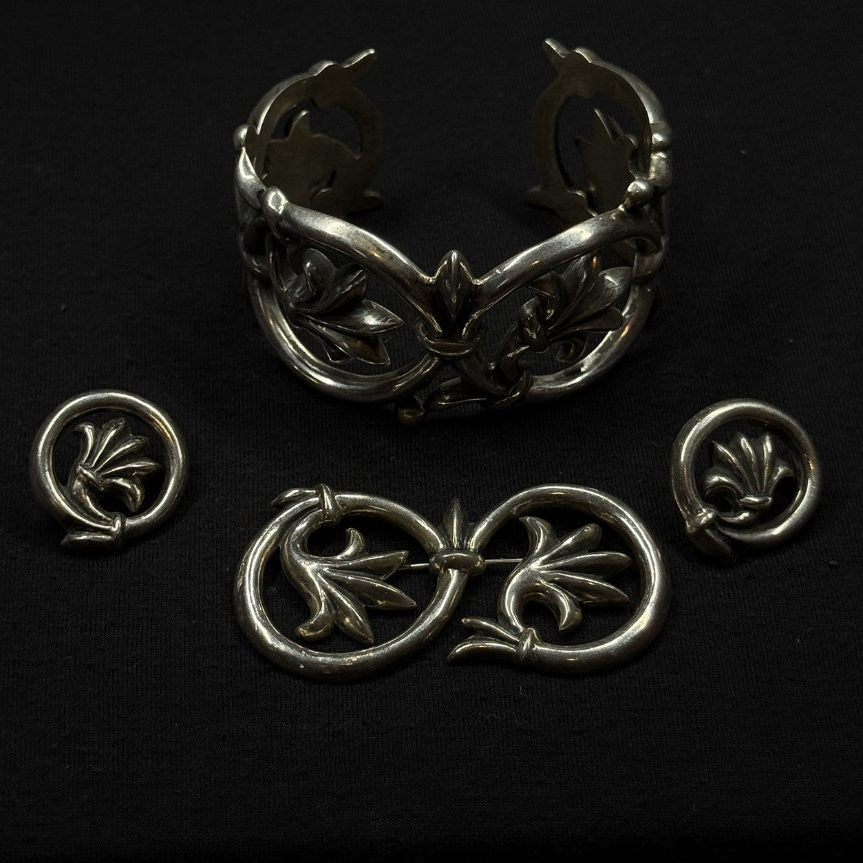 1994 V Metropolitan Museum of Art Sterling Silver Vintage Jewelry Set 925