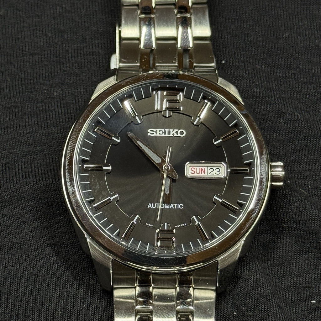 Seiko SNKN47 RECRAFT Black Dial Automatic Watch