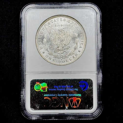 1884-O Morgan Dollar NGC MS63 CAC Star Monster Rainbow Toned
