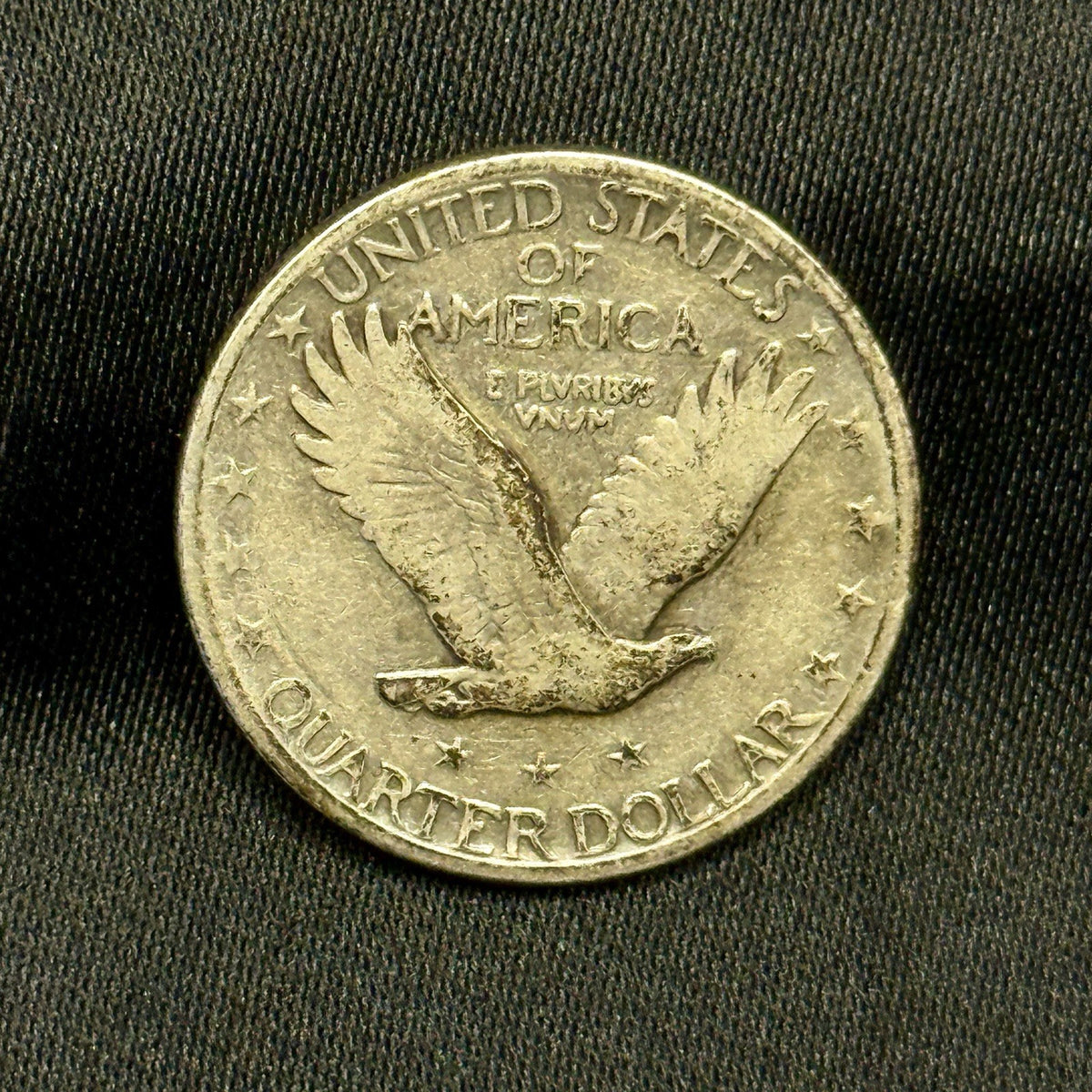 1927-S Standing Liberty Silver Quarter F Fine Key Date
