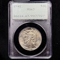 1942 Walking Liberty Half Dollar PCGS MS63 OGH Rattler Early Holder 50C Silver