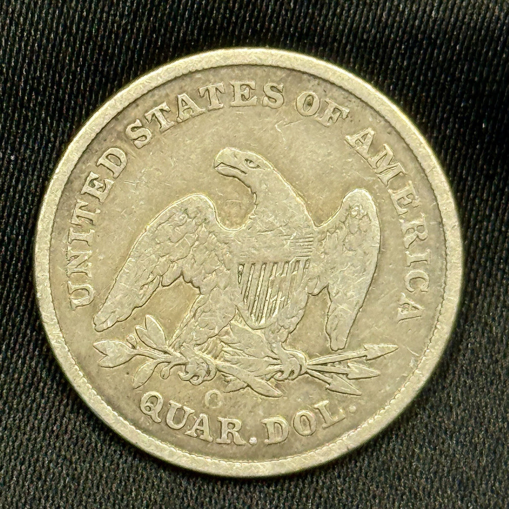 1840-O Seated Liberty Silver Quarter F Fine Better Date Toned