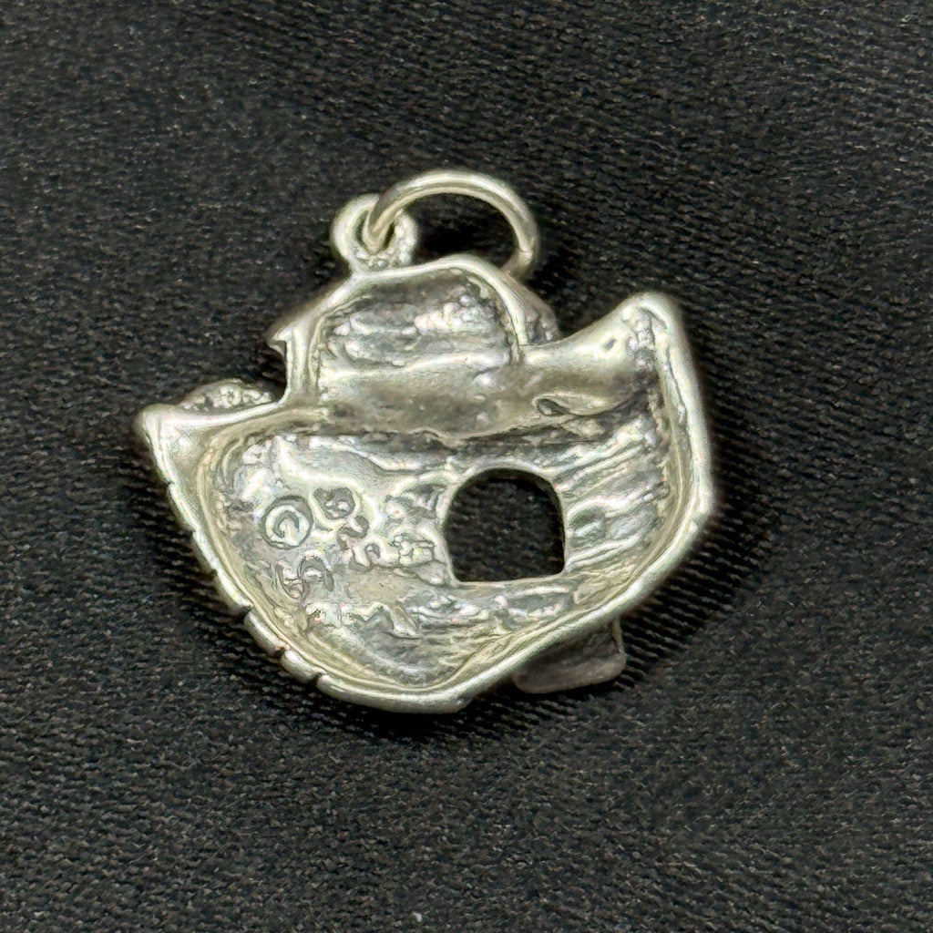Estate Sterling Silver Noahs Ark Pendant Signed C $ Charm 925