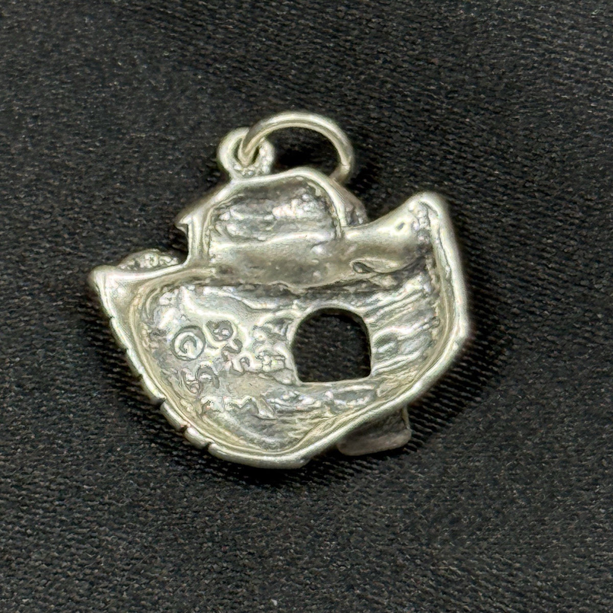 Estate Sterling Silver Noahs Ark Pendant Signed C $ Charm 925