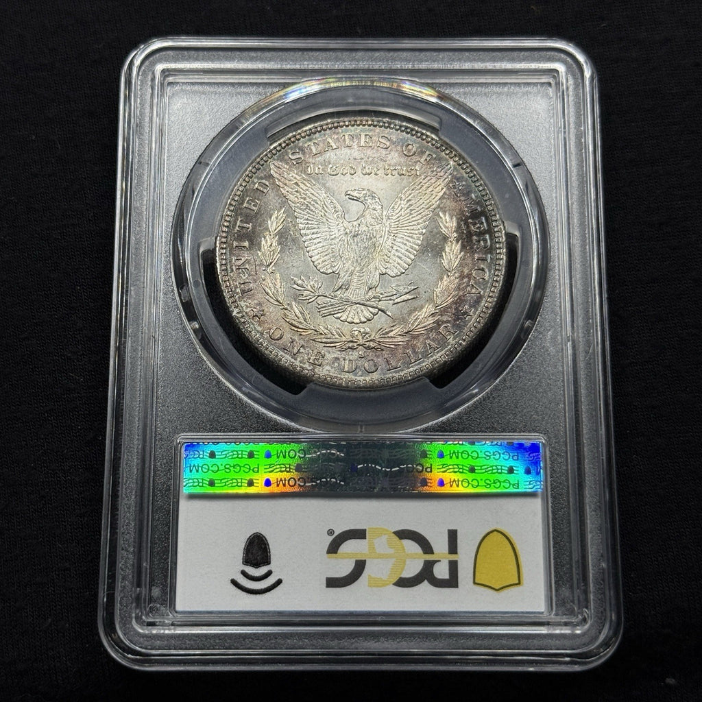 1889-S Morgan Silver Dollar PCGS MS-62 Gem Luster Nicely Toned