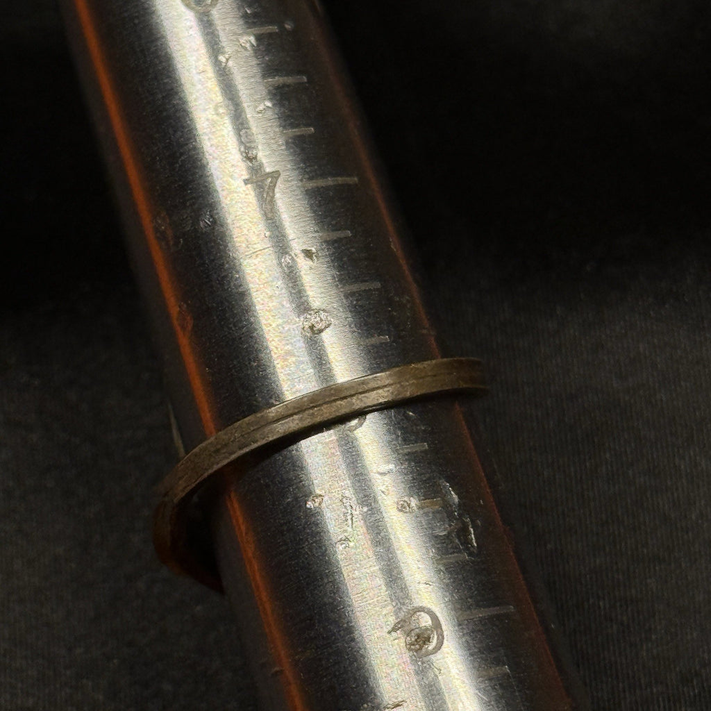 Native American Sterling Silver Ring Inlay Zuni Signed Cene Woobthee Sz 8
