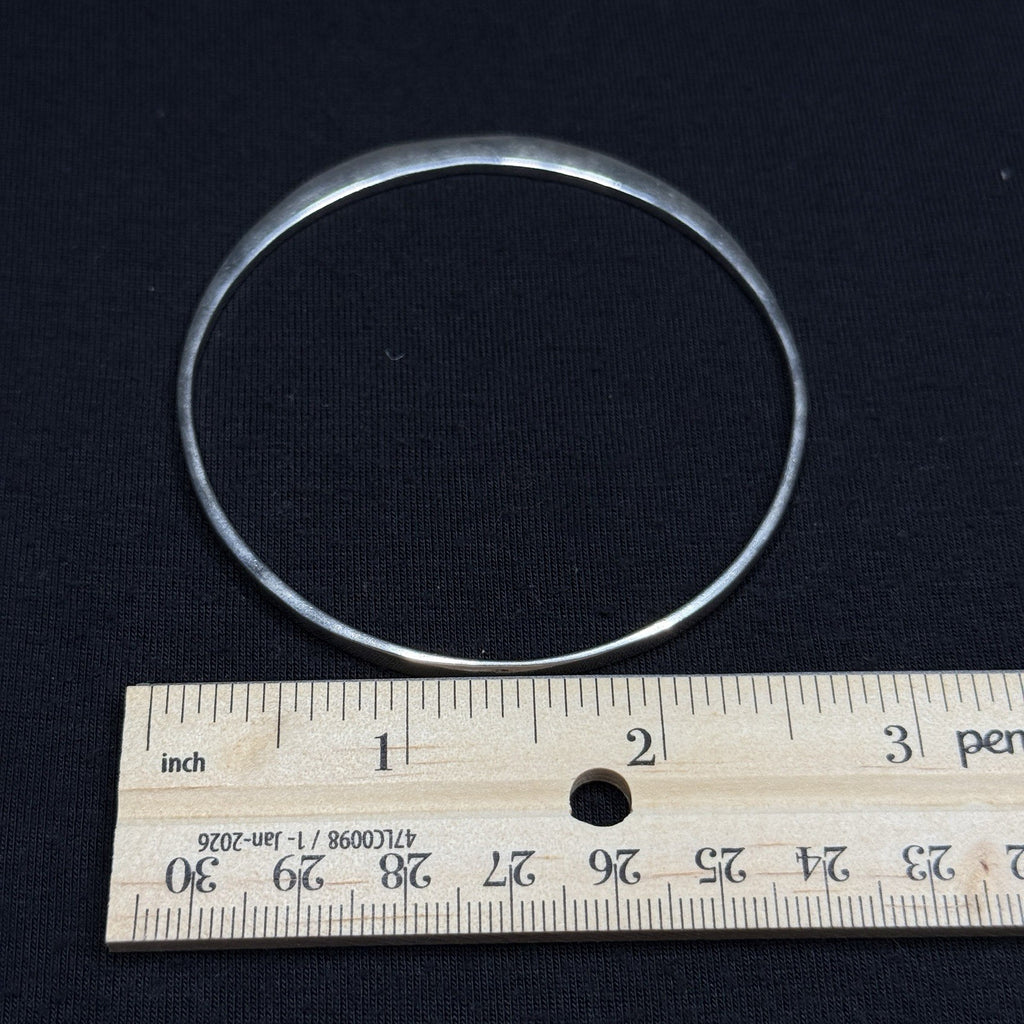 Estate Sterling Silver Hammered Bengal Bracelet 925