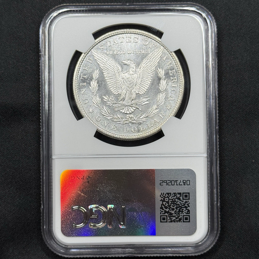 1880-S Morgan Silver Dollar NGC MS64 Flashy Semi Prooflike Mirror Fields Gem BU
