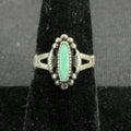 Native Bell Trading Post Turquoise Sterling Silver Ring Size 6 925