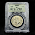 1964 (Denver ) Kennedy Half Dollar PCGS Sample Slab MS Old Green Holder