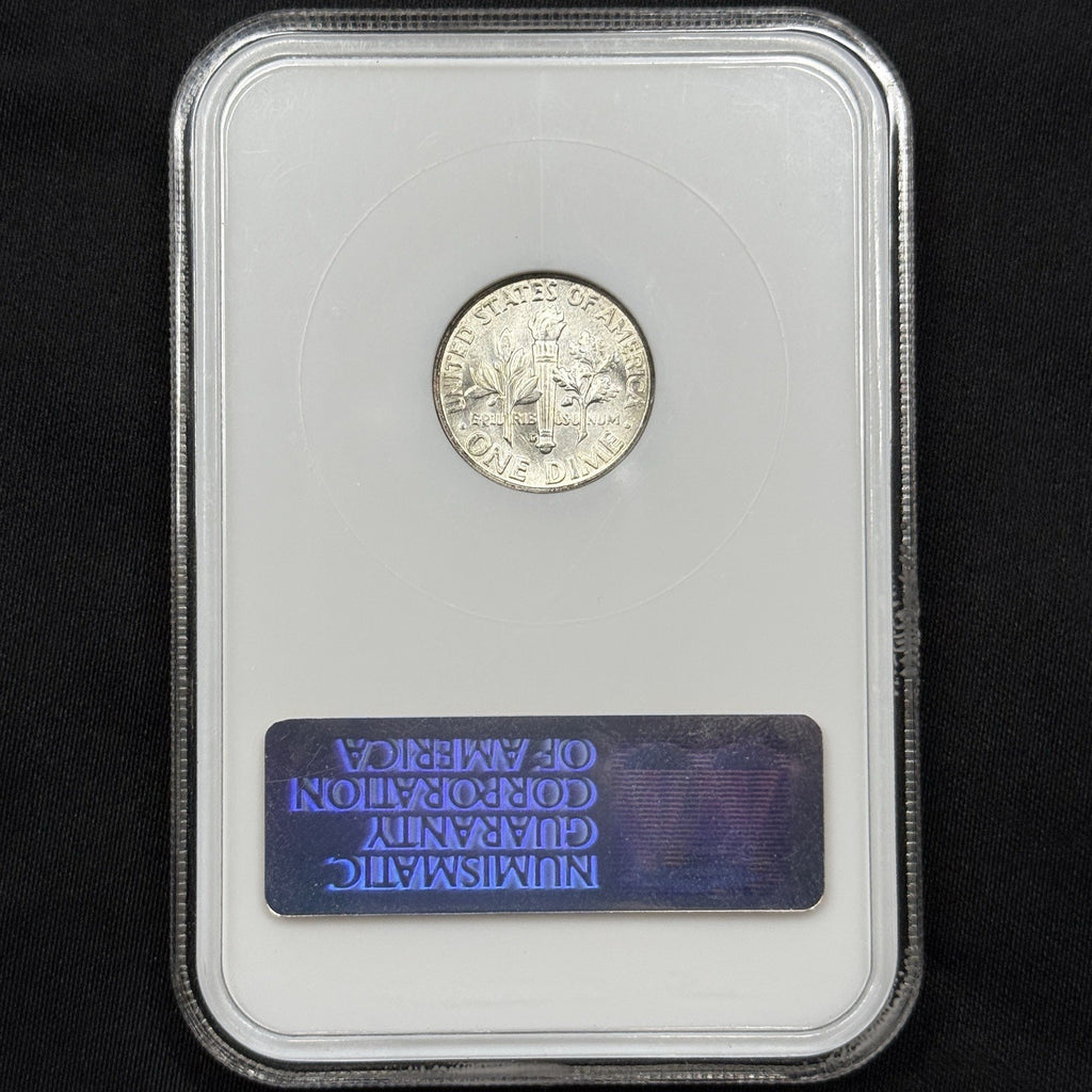 1959-D Roosevelt Dime NGC Sample FA00 Old Fatty Holder