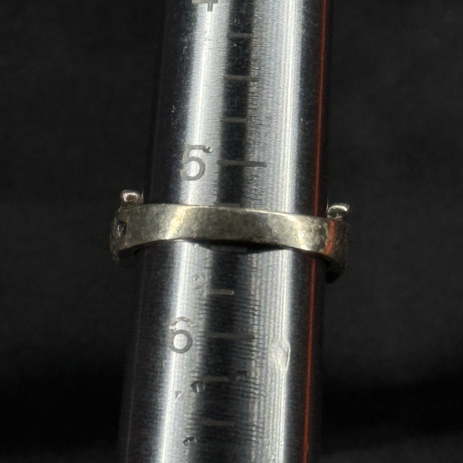 Estate Sterling Silver Ring Turtle Band Size 5.5 925