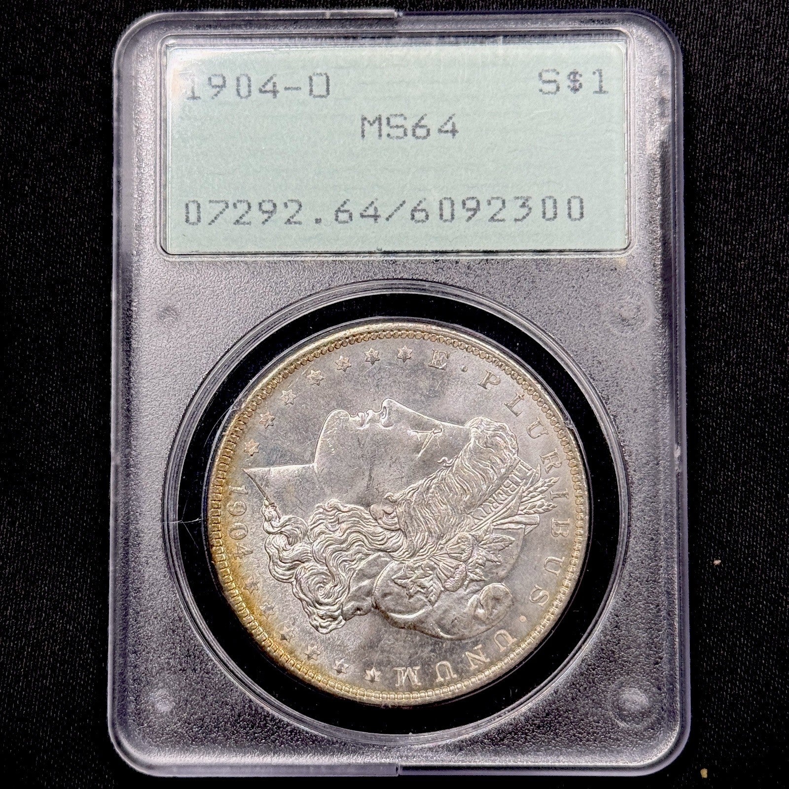 1904-O Morgan Silver Dollar PCGS MS64 Rattler OGH Old Green Holder