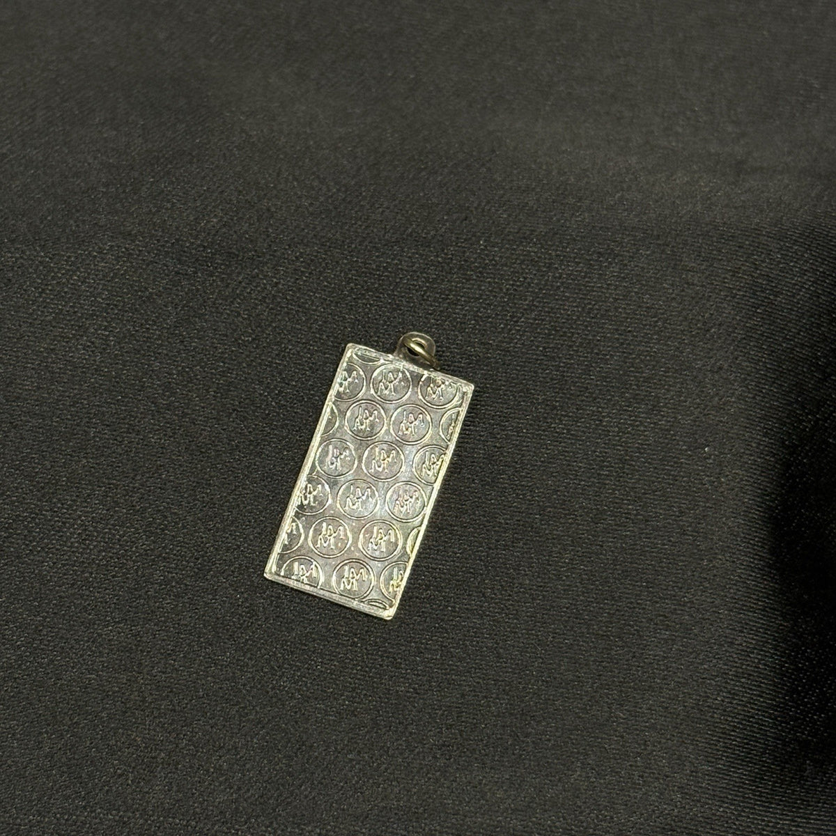 Estate Fine Silver 1gr Grain Bar Pendant Norman Rodswell 925