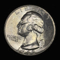 1942 Washington Silver Quarter Brilliant Uncirculated 25c
