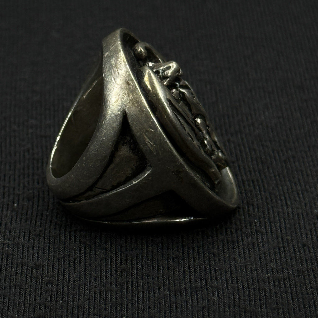 Darren Simonian Sterling Silver Ring Hollywood Vampire Bat Size 5 925 HEAVY 44g