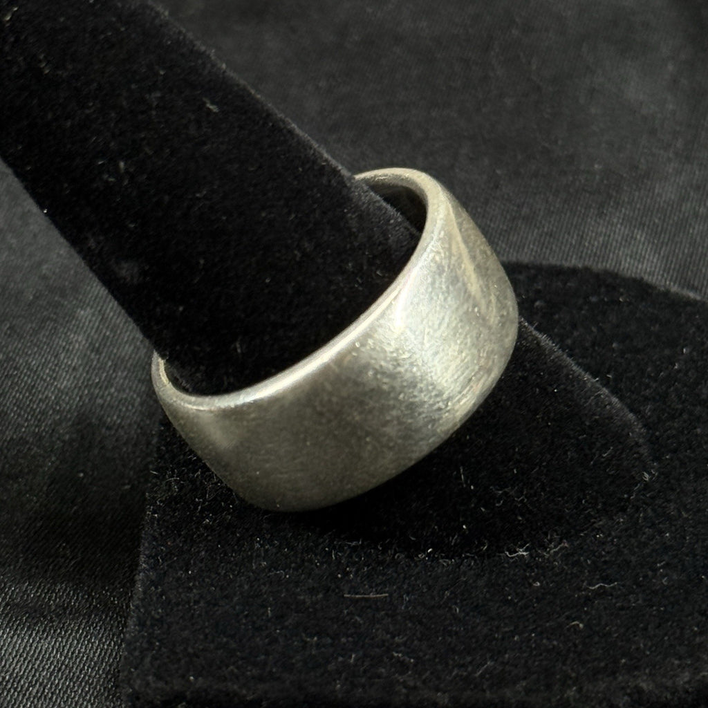 Estate Sterling Silver Ring Thick Heavy Band Size 11 16.4g 925