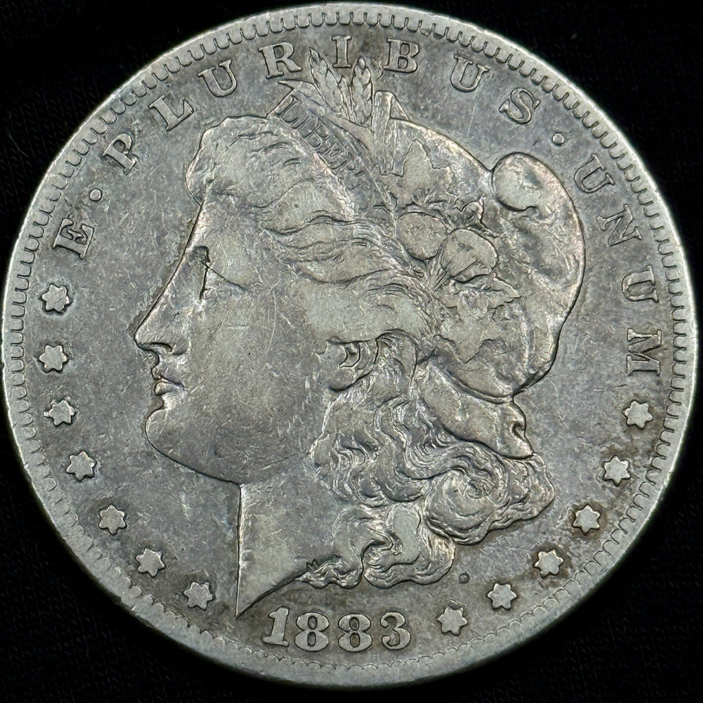 1883-S Morgan Silver Dollar Raw VF Better Date