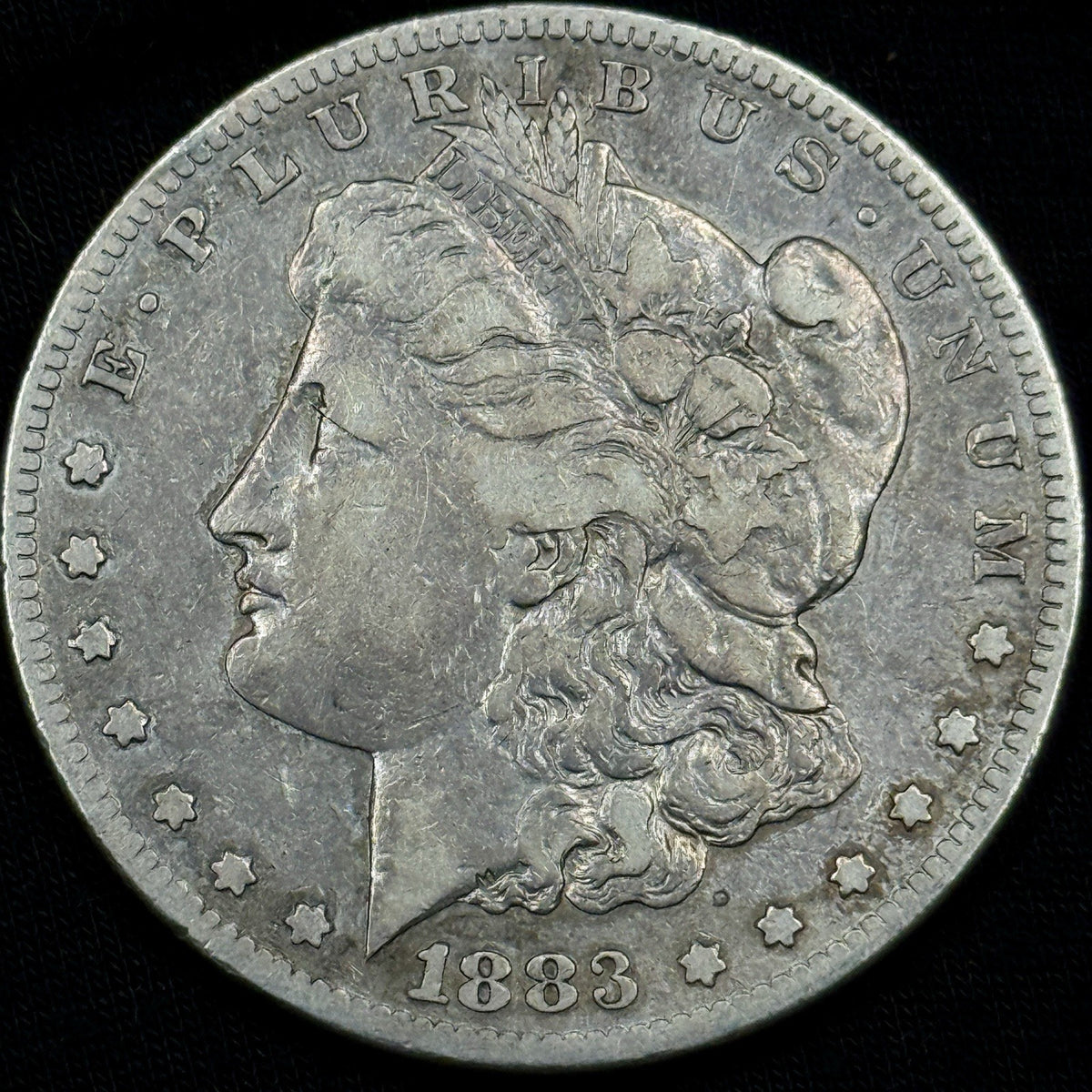 1883-S Morgan Silver Dollar Raw VF Better Date