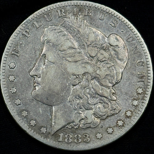 1883-S Morgan Silver Dollar Raw VF Better Date