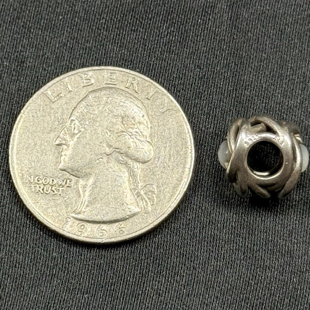 Pandora Sterling Silver S925 ALE June White Mother of Pearl Eternity Charm