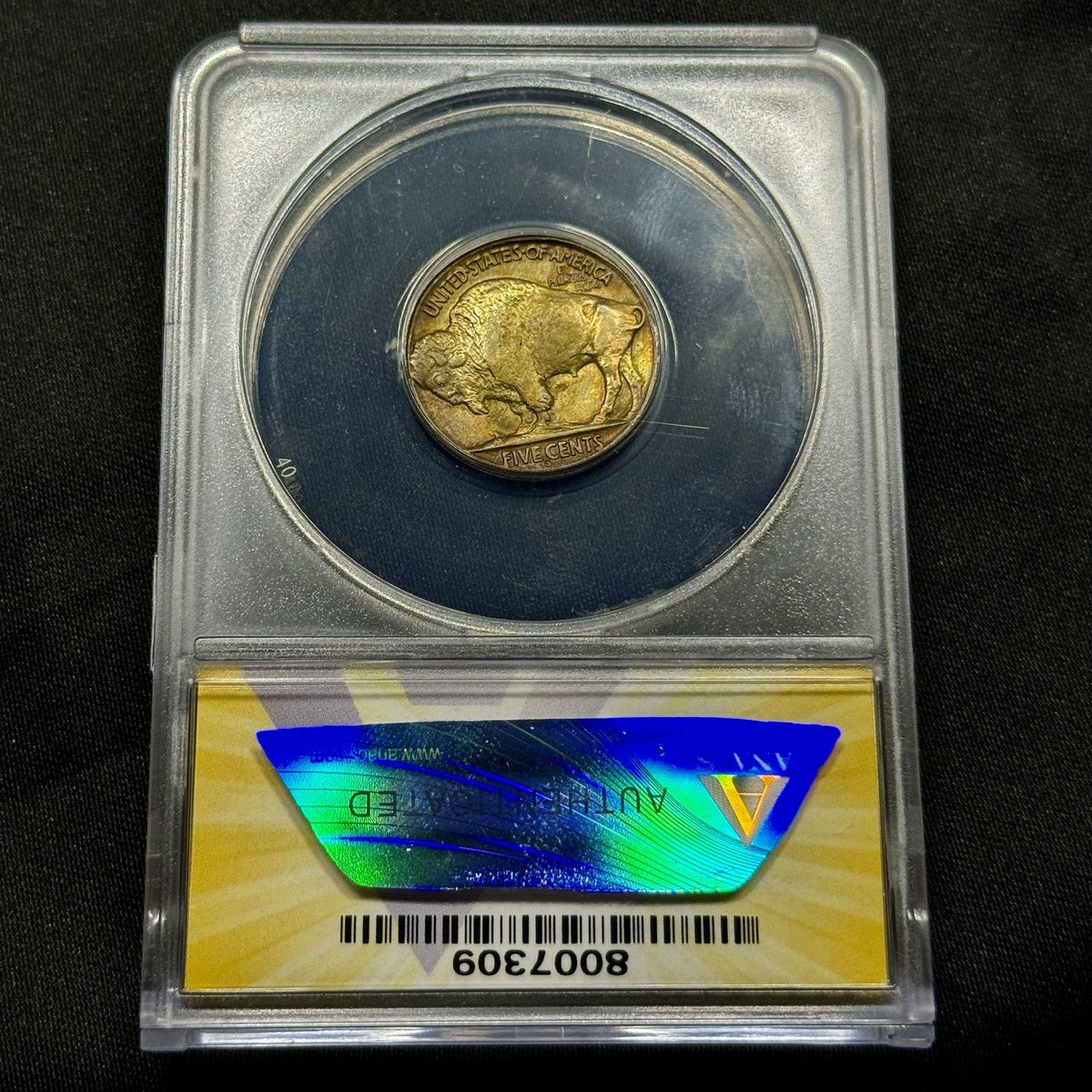 1916-S Buffalo Nickel ANACS AU50 Attractive Tone