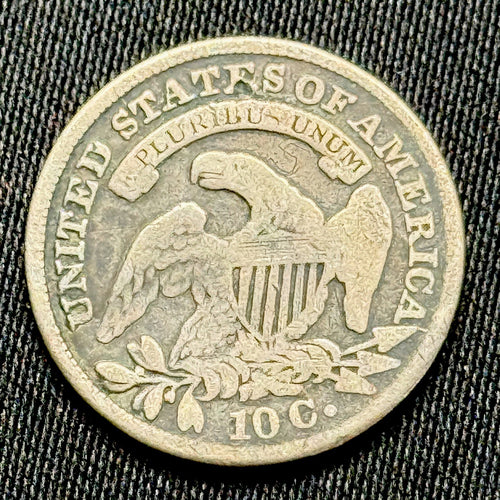 1831 Capped Bust Dime AG Silver 10C Early US Coin Rare Type Collector