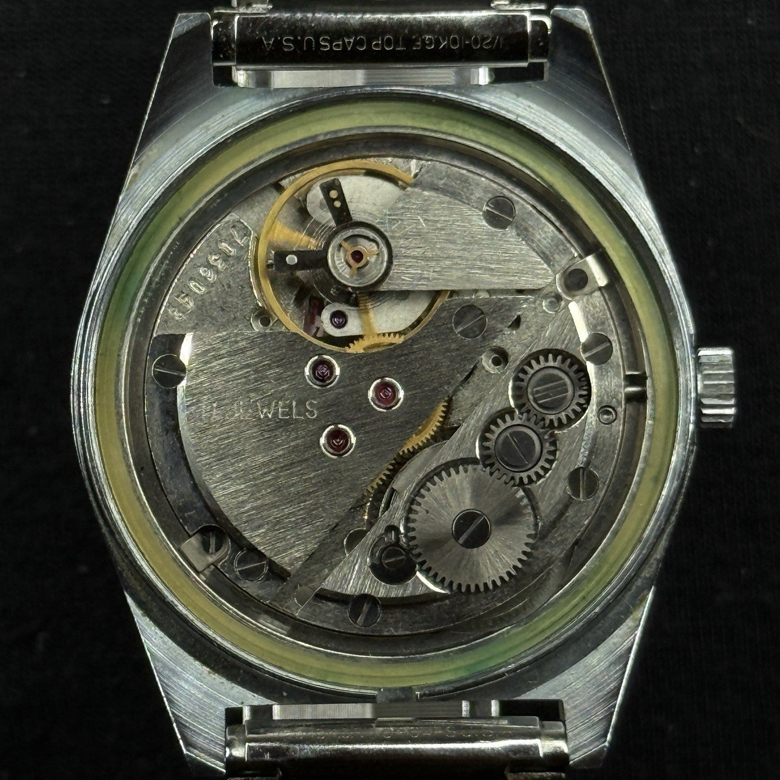 Vintage POLJOT Manual Wind Mens Watch Original RUNS USSR 17J Collector Condition