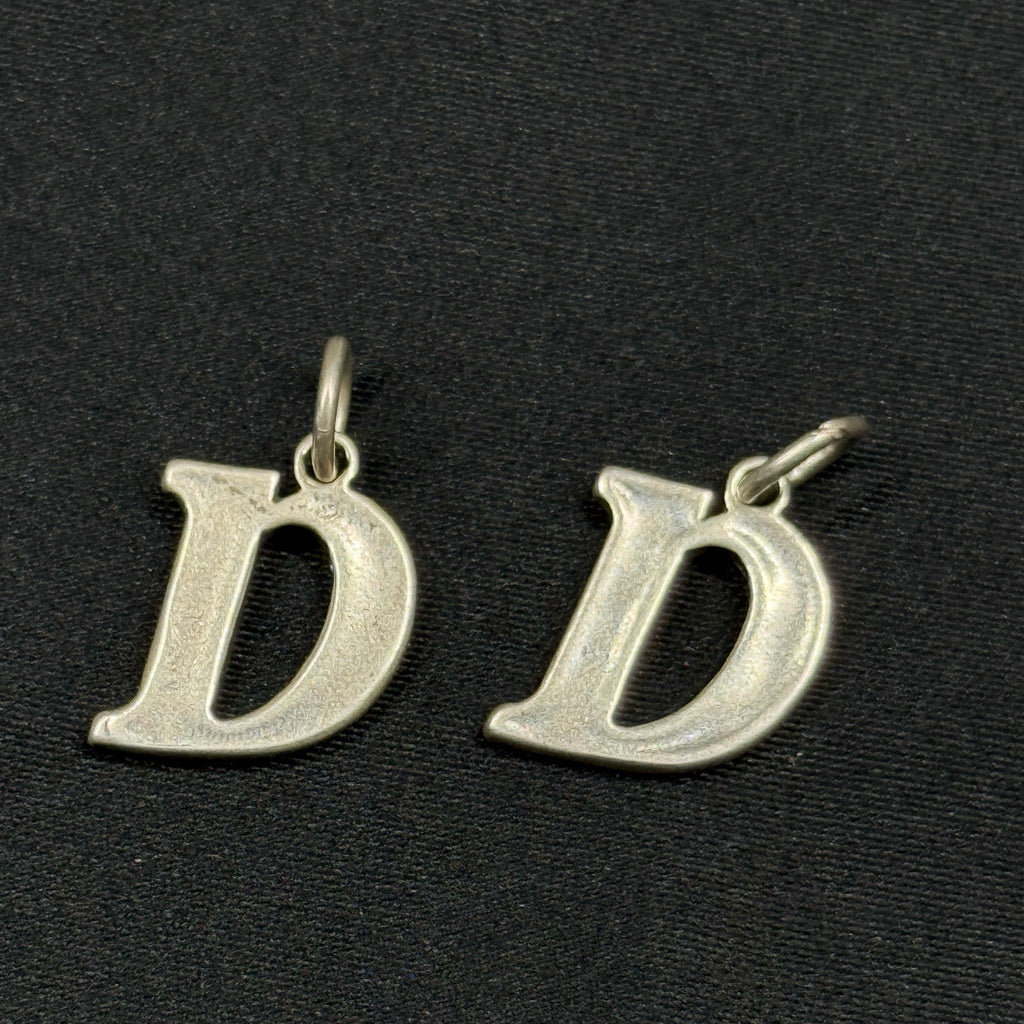 Estate Sterling Silver Sundancer Jewelry Co Letter D 925 Charm Pendant (1)