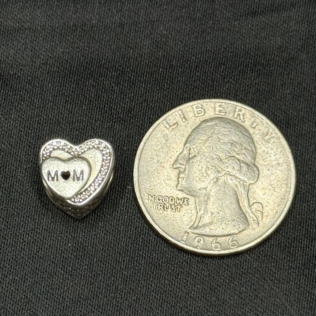 Pandora Sterling Silver 925 Tribute to Mom Bead Charm