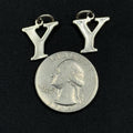 Estate Sterling Silver Sundancer Jewelry Co Letter Y 925 Charm Pendant (1)