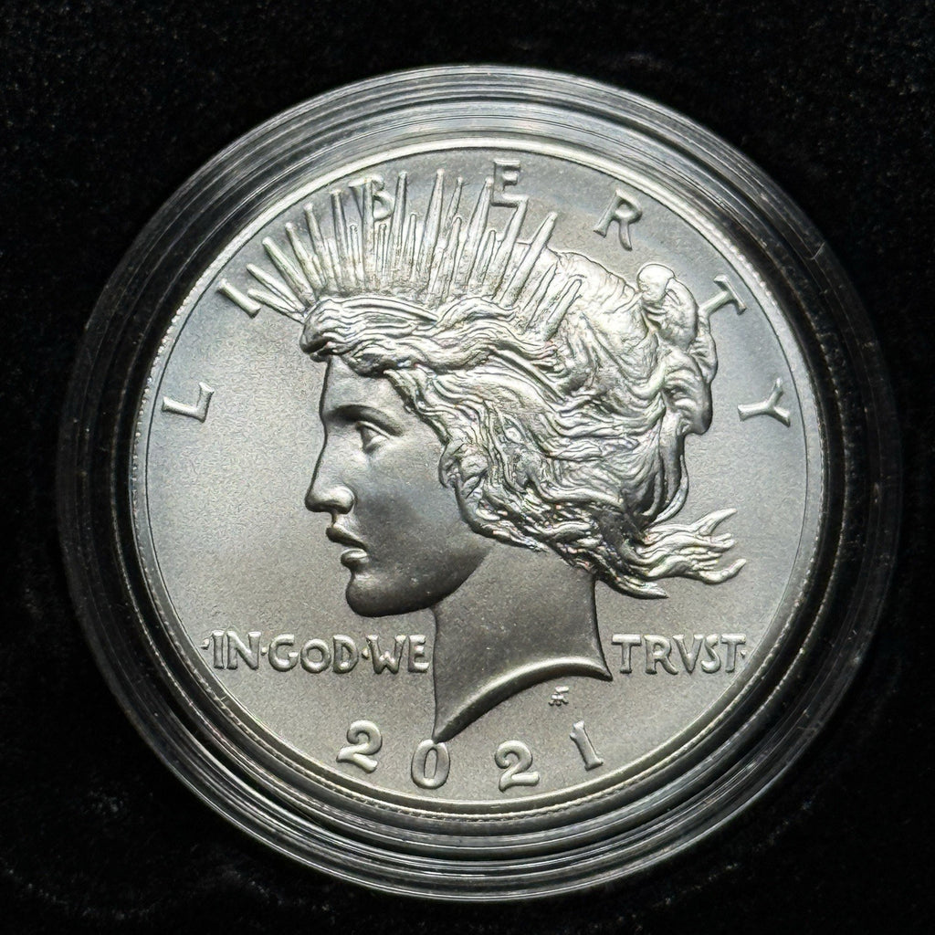 2021 $1 Peace Commemorative Silver Dollar ~ w/OGP & COA