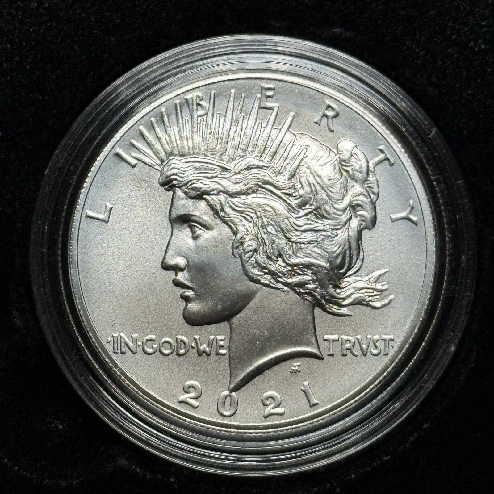 2021 $1 Peace Commemorative Silver Dollar ~ w/OGP & COA