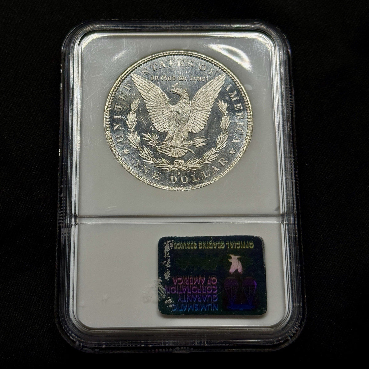 1880-S Morgan Silver Dollar NGC MS64 PL CAC Sticker  Strong Cameo Prooflike