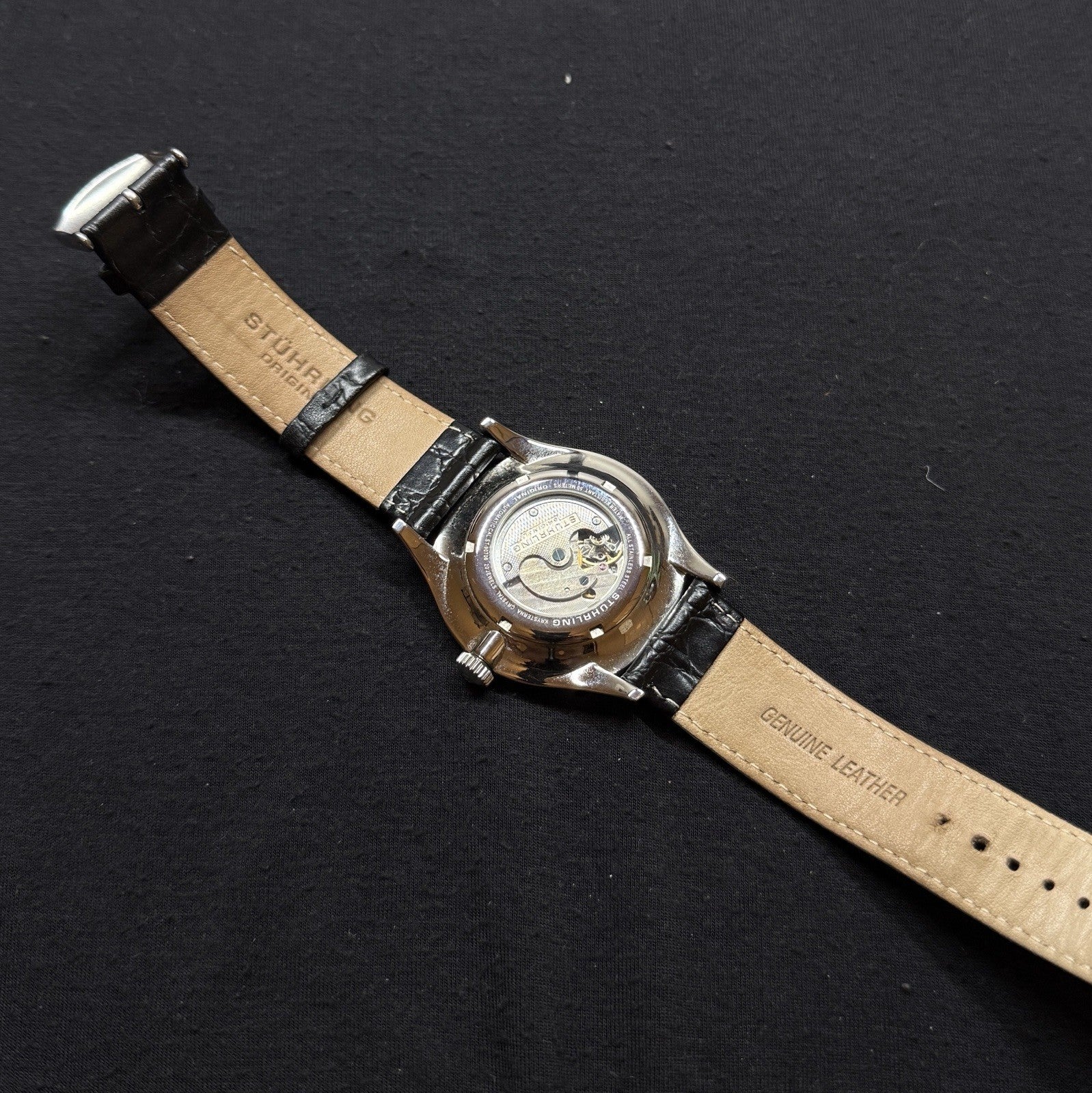 Stührling Cuvette 171C Automatic 44mm Classic Dress Watch