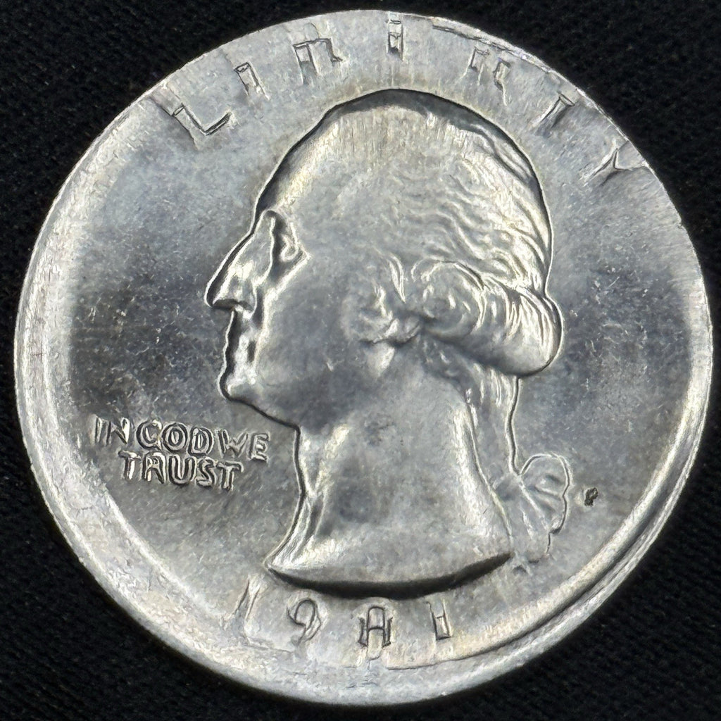 1981-P Washington Quarter Clad Uncirculated Broad Strike Error