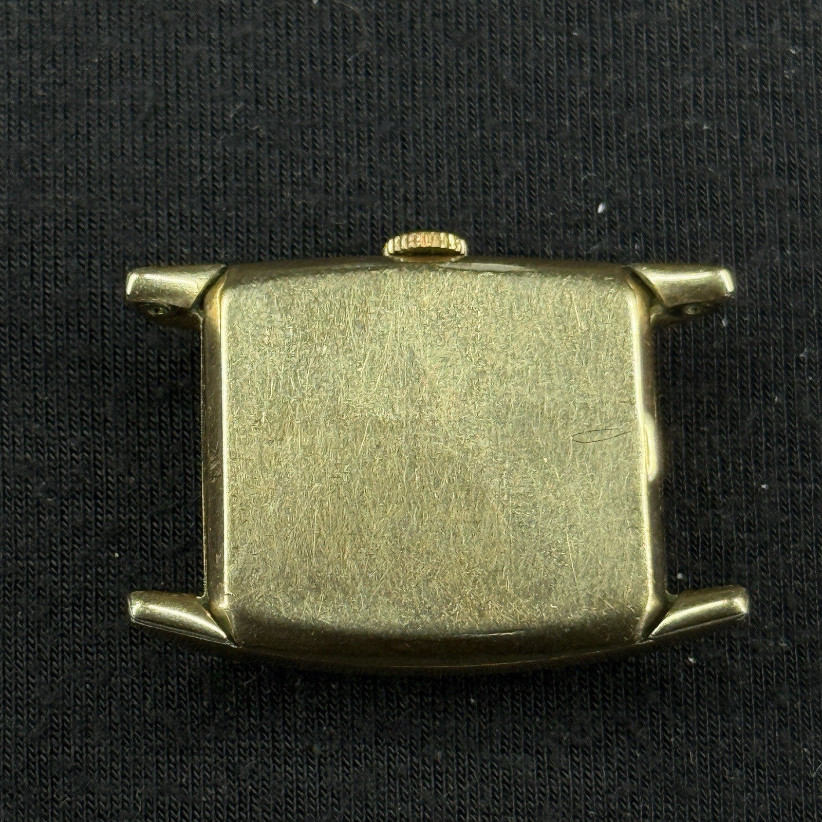 Vintage GF Longines 10k Gold Filled Tank Running Watch For Parts Repair 10L