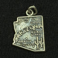 Vintage Sterling Silver Arizona Souvenir State Charm Pendant  925