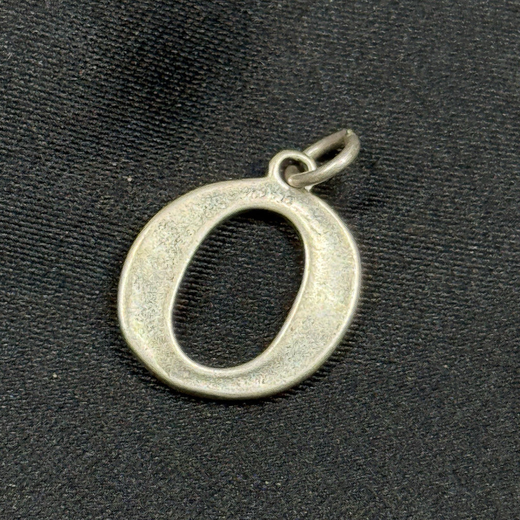 Estate Sterling Silver Sundancer Jewelry Co Letter O 925 Charm Pendant