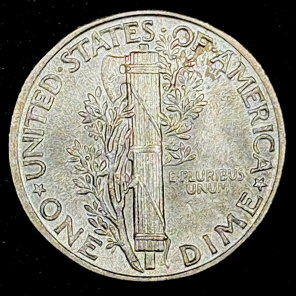 1943 Mercury Dime Silver Uncirculated Original